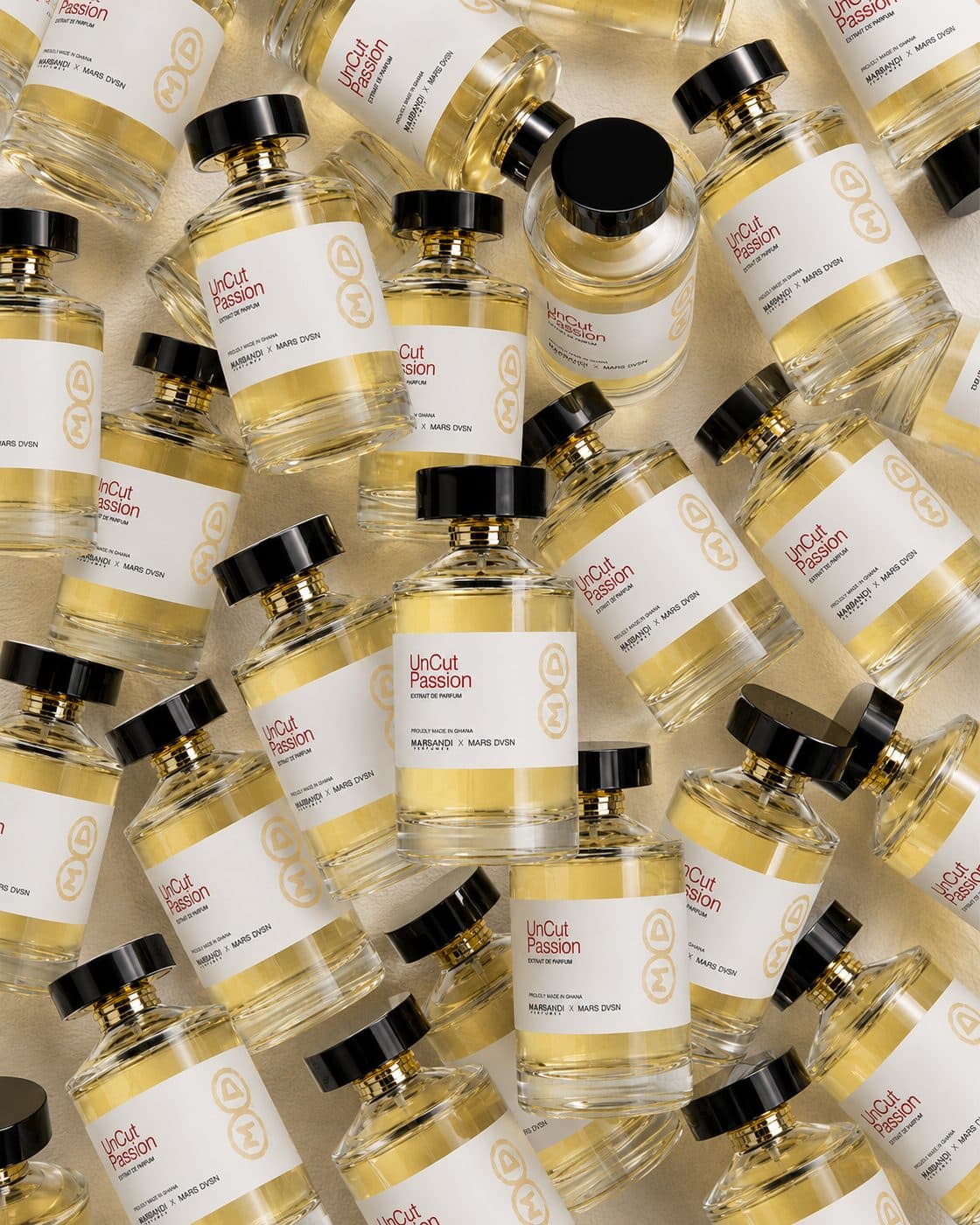 Bottles across the counter